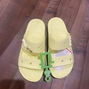 Yellow croc slides